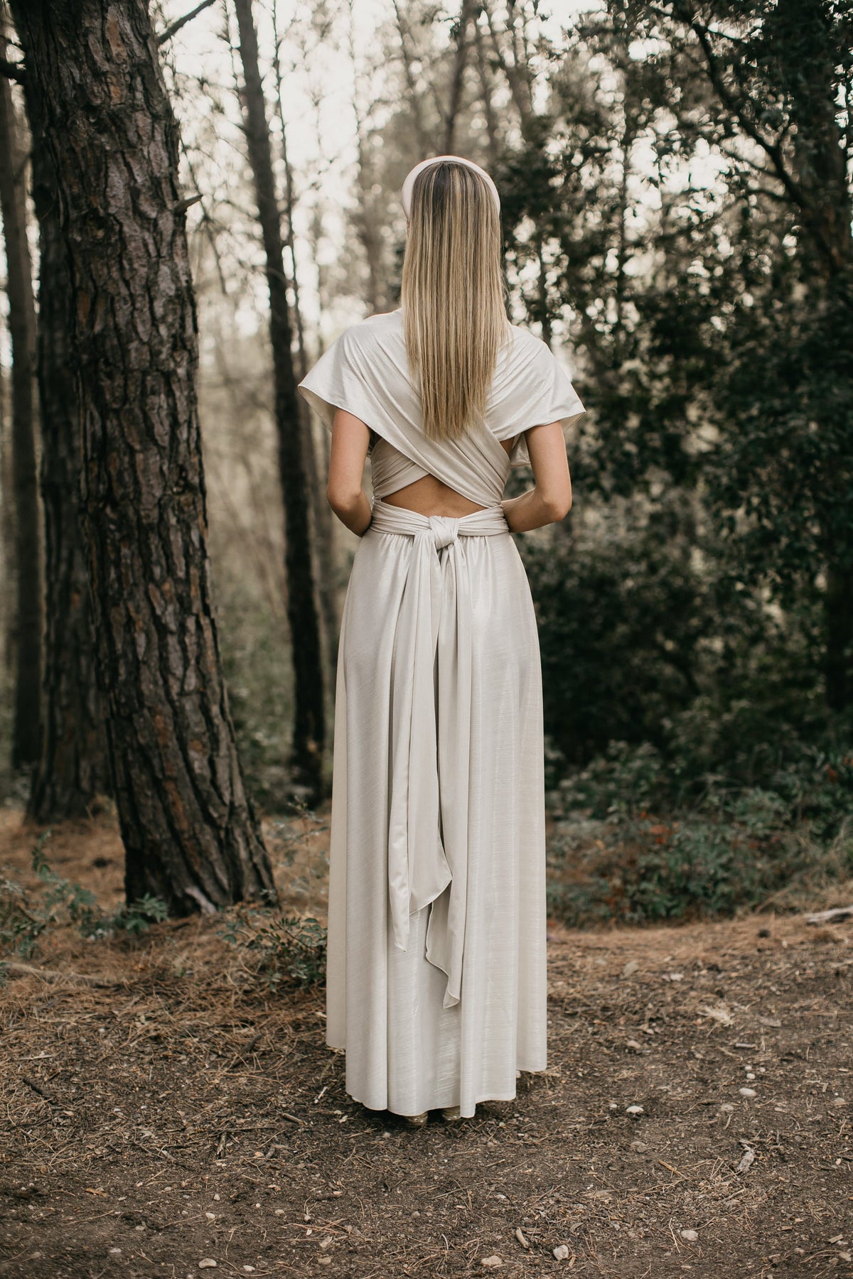 INFINITY SEXY DRESS LUXURY – Langes Multifunktionskleid mit Schlitz