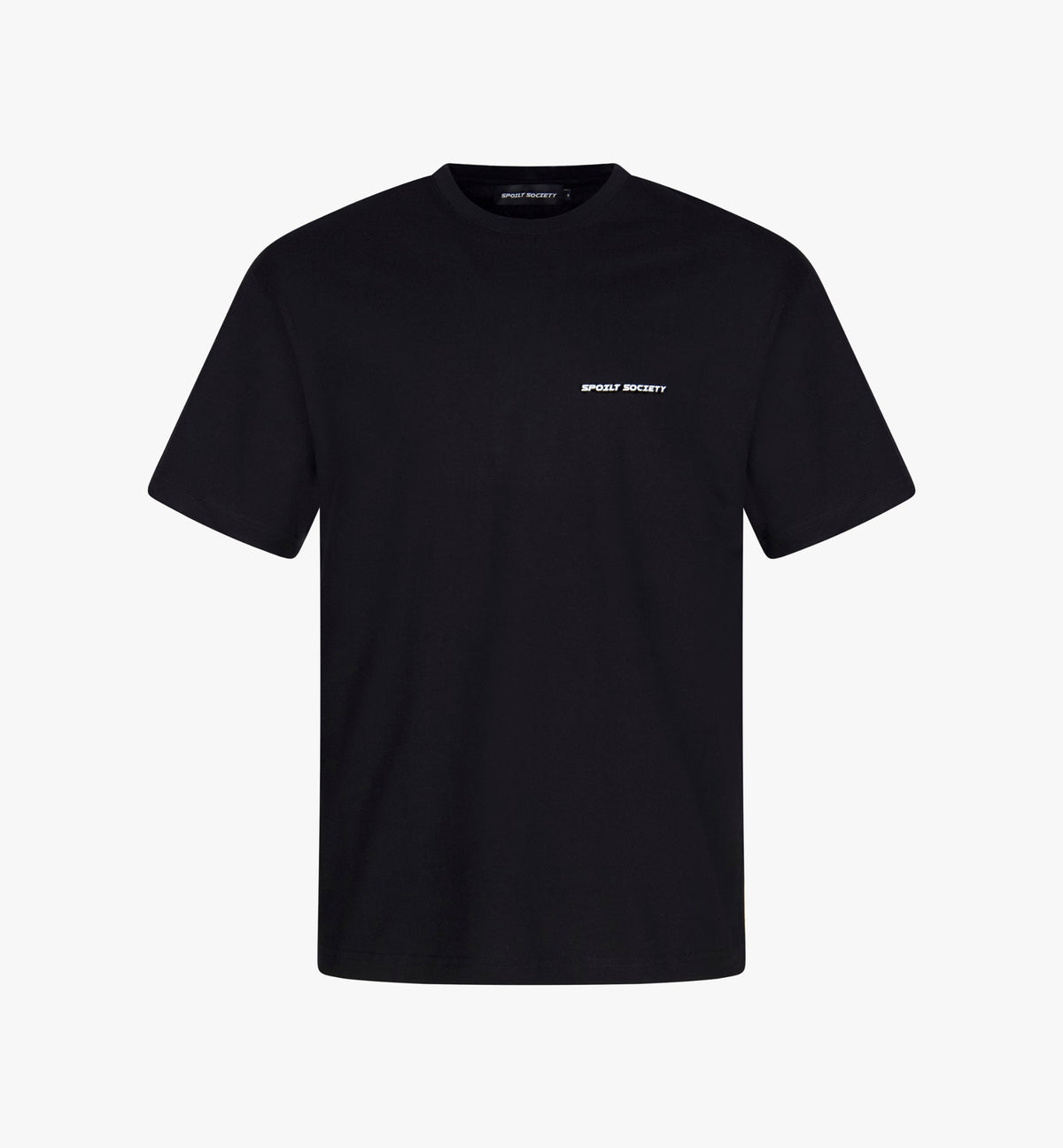 Spoilt Society Basic T-Shirt in Schwarz mit Logo