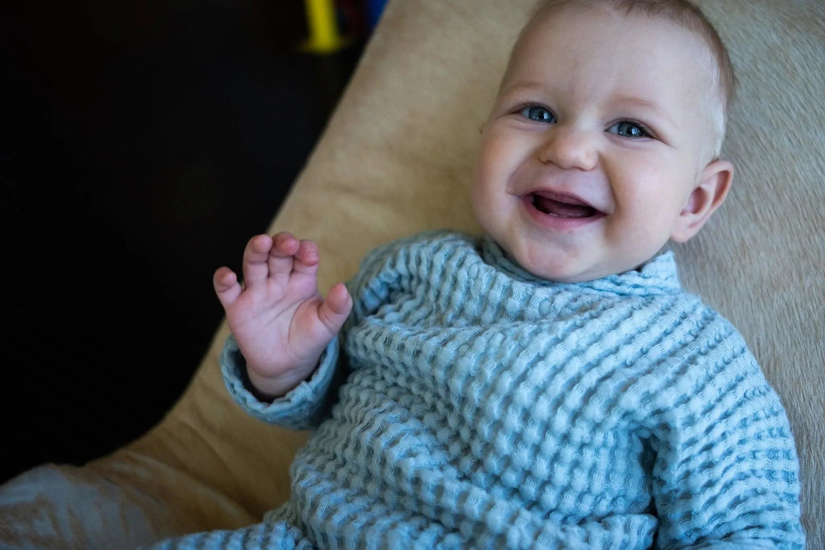 Leinen Baby- & Kinderkleidungsset – Blau | MellowConceptStore