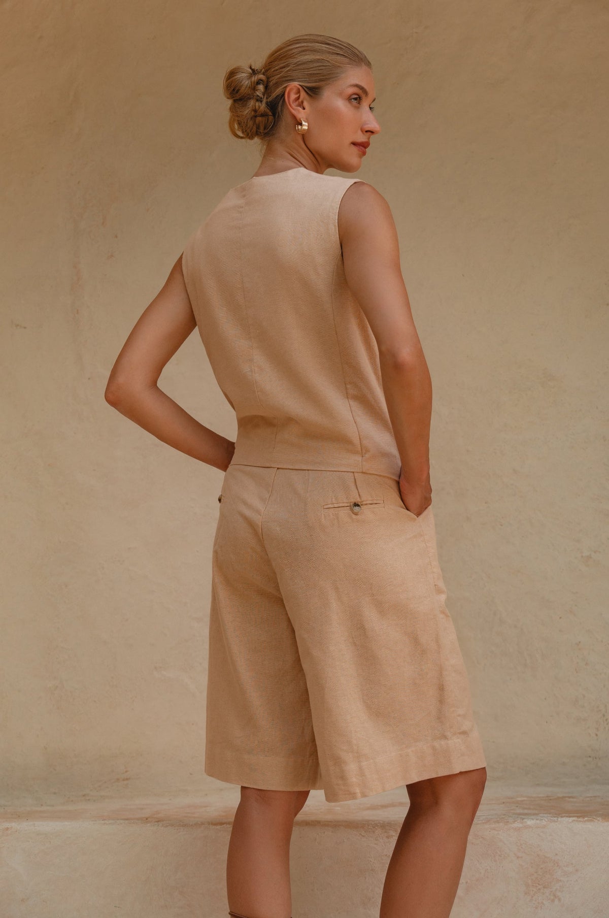 Faro Bermuda Leinenshorts