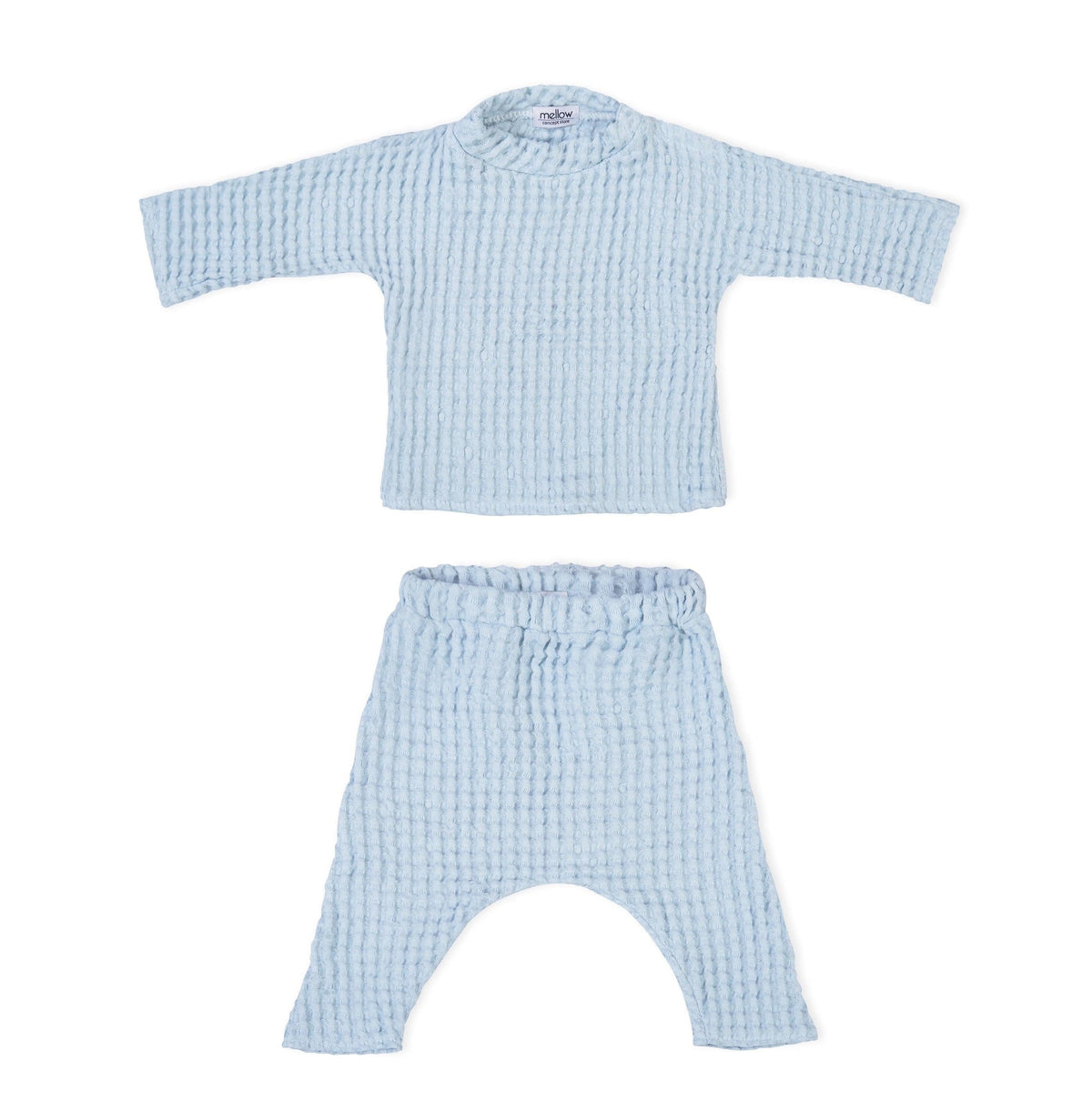 Leinen Baby- & Kinderkleidungsset – Blau | MellowConceptStore