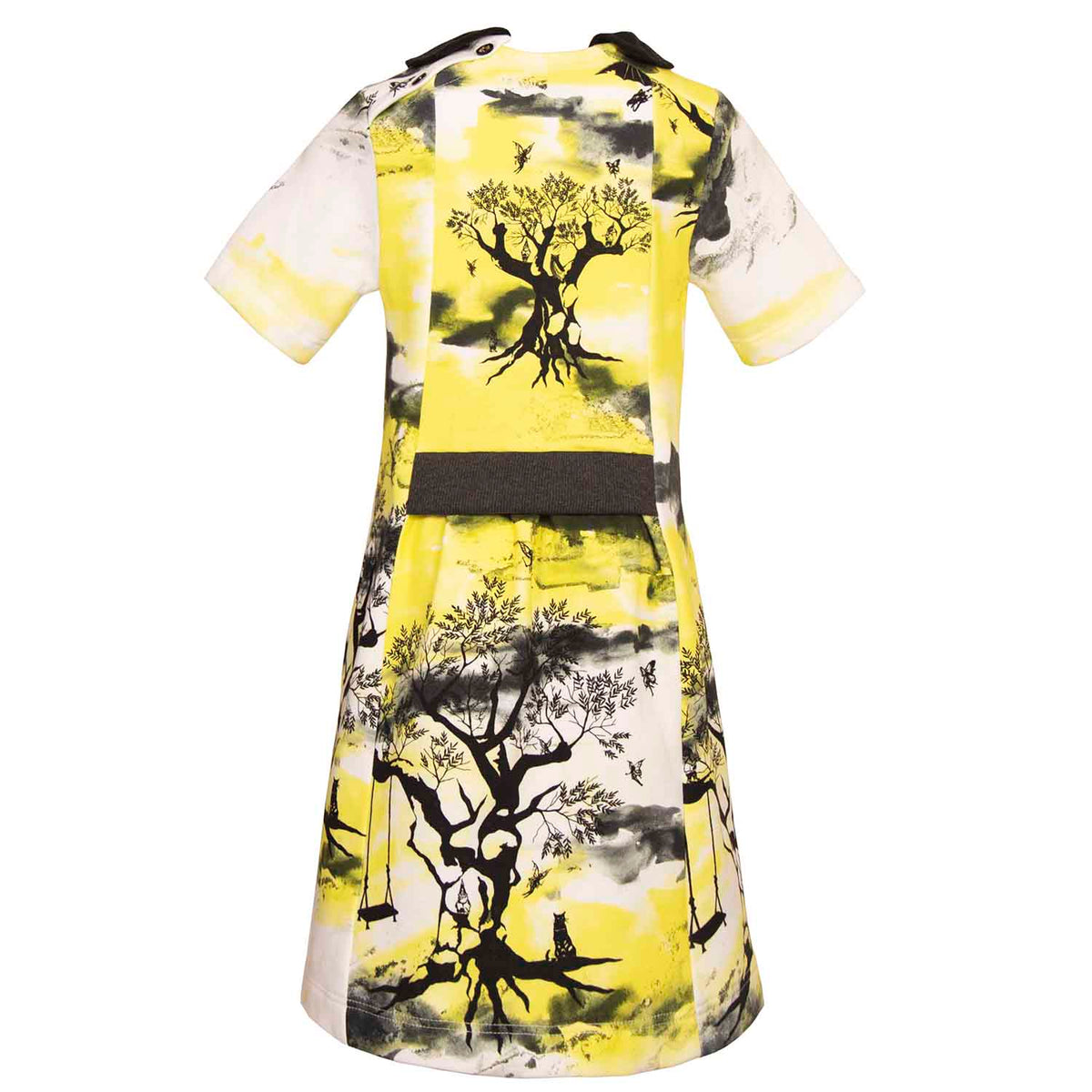 Mädchen A-Linienkleid „Lukomorye“ – GOTS Bio-Baumwolle | Infantium Victoria