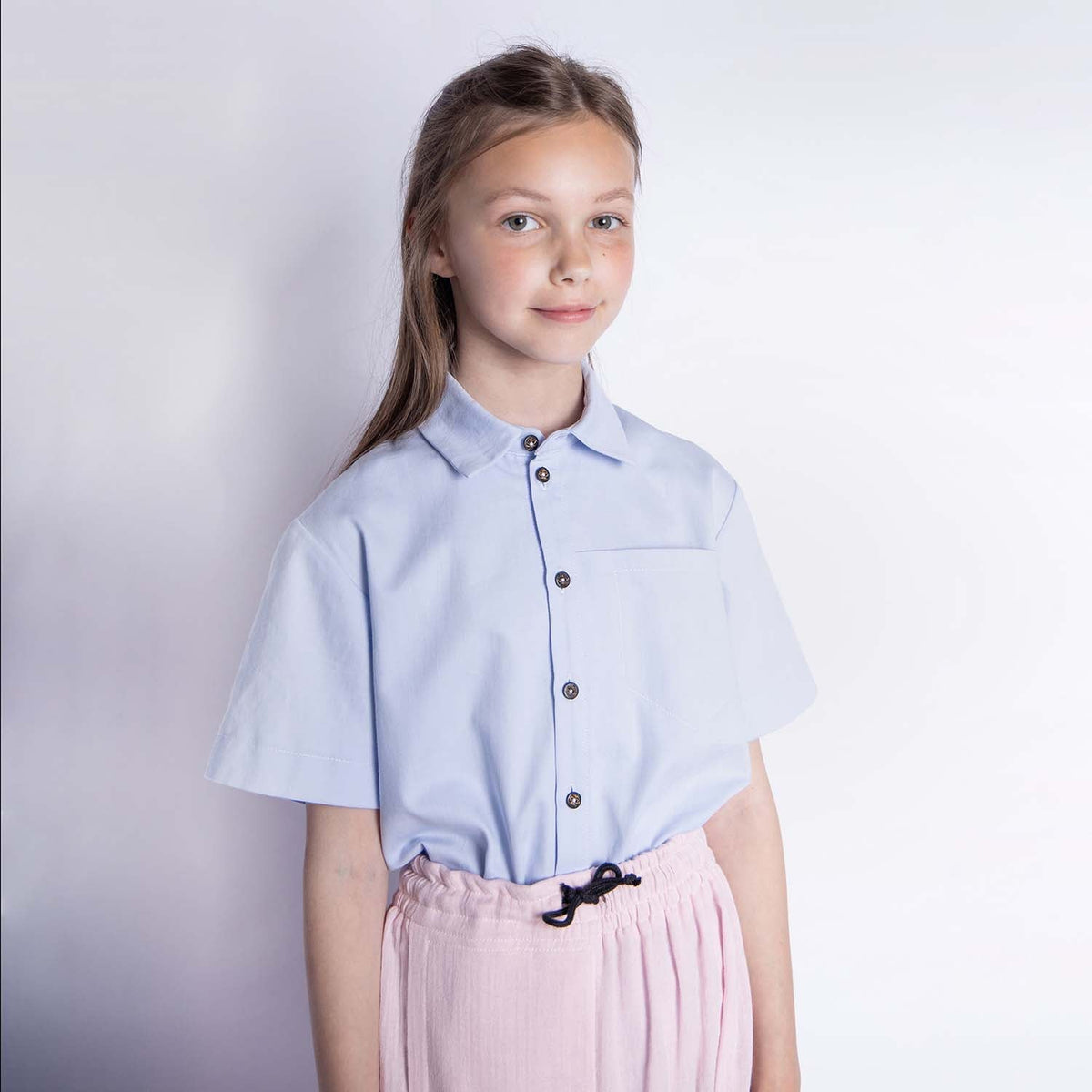 The Button-Down Shirt — Blue