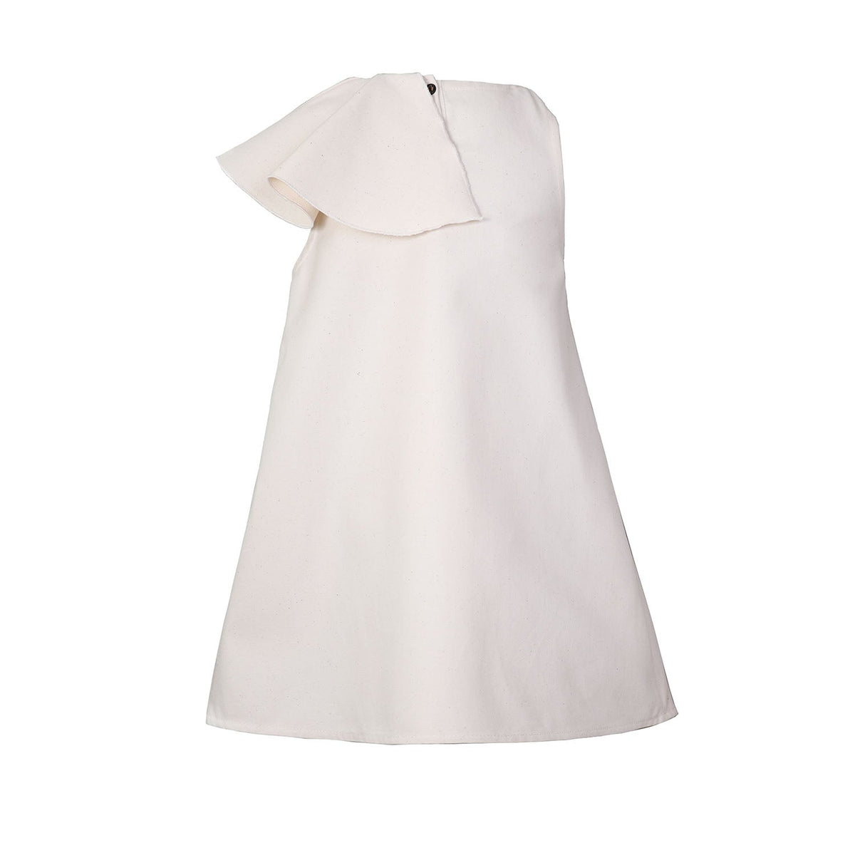 Mädchen Mini-Kleid Handbemalt Limited Edition – Bio-Canvas A-Linie | Infantium Victoria