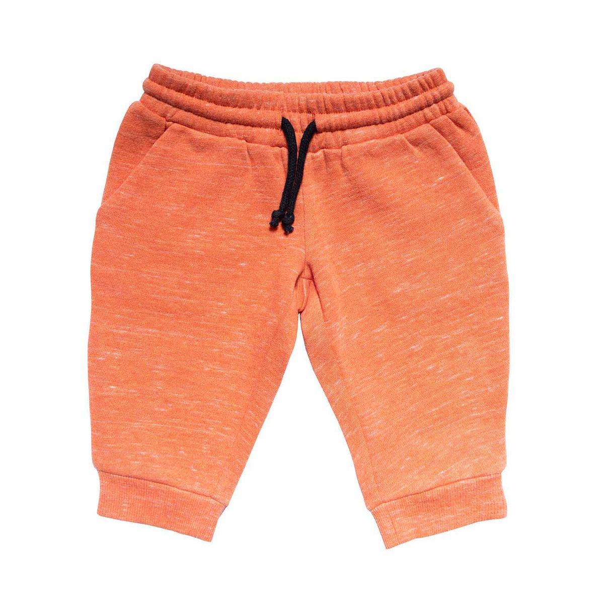 Baby Jogginghose Orange mit Stickerei – GOTS Bio-Baumwolle | Infantium Victoria