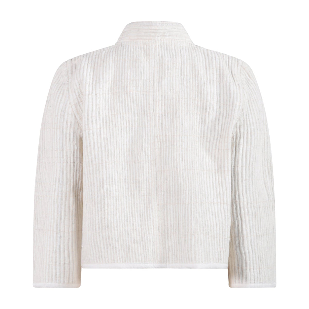 Double Zero Wendejacke – Handgewebtes Upcycling-Gewebe Zero-Waste | Infantium Victoria