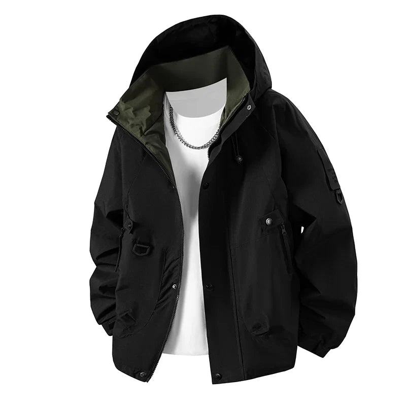 Unisex Wasserdichte Polyester-Wanderjacke fuer Fruehling und Herbst | CHRLCK