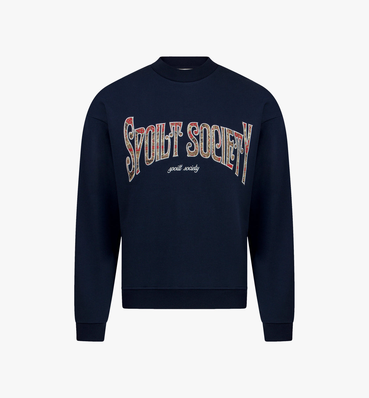 Spoilt Society Nom Oversize-Pullover aus Baumwolle mit handgenähtem Logo