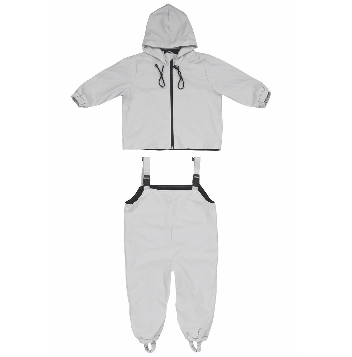 Wasserdichtes Baby- & Kinderkleidungsset – Silber | Mellow Concept Store