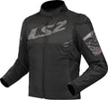 LS2 Apex Motorradjacke Damen – Schwarz/Dunkelgrau Größe XL | CE-zertifiziert