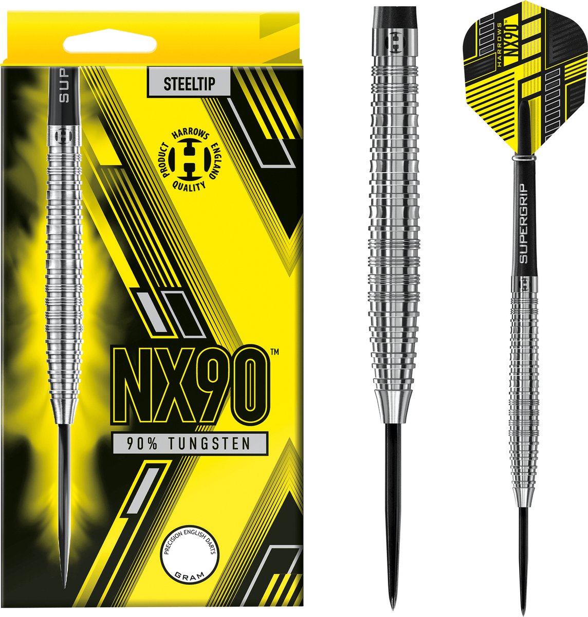 Harrows NX90 Dartpfeile | 90% Wolfram | 21 Gramm | Profi-Darts