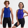 Rogelli florida trisuit heren en dames - mouwloos - zwart blauw - m