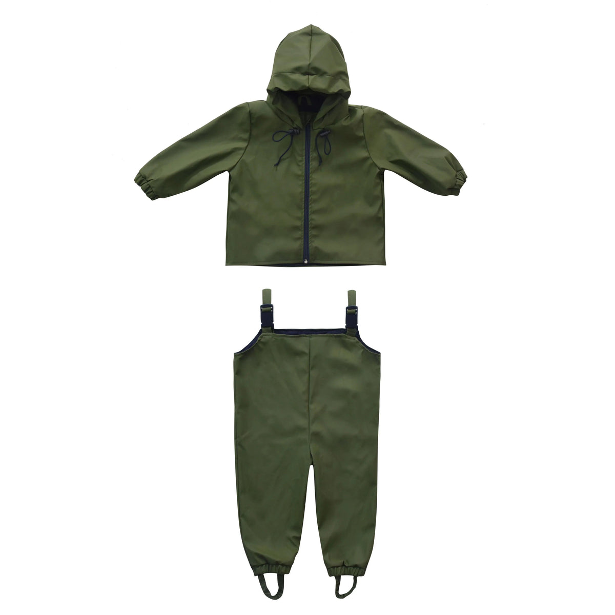 Wasserdichtes Baby- &amp; Kinderkleidungsset – Khaki | Mellow Concept Store
