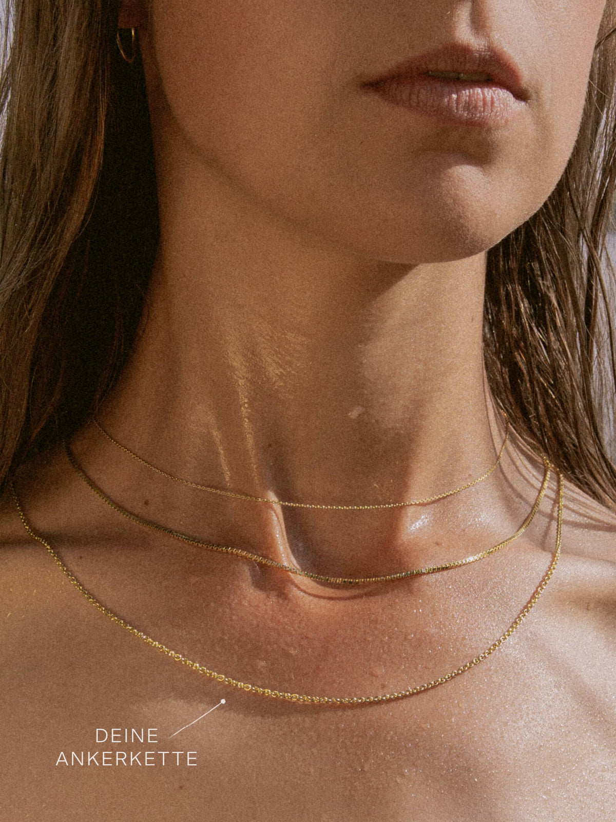 Ankerkette DELICATE Filigran Echtgold