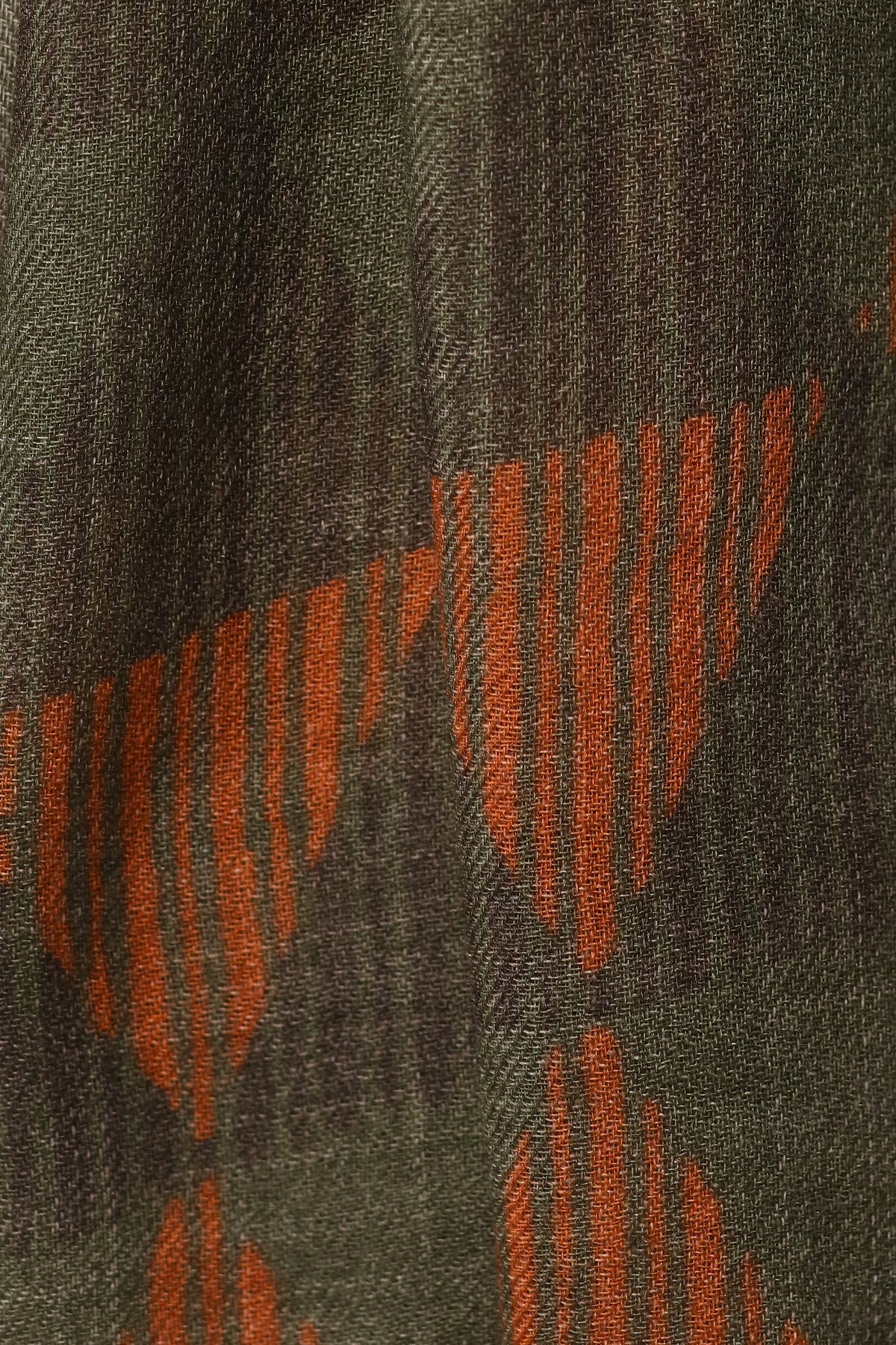 Autumn Meadow Print Wool Scarf - Multicoloured | SVEŽElife