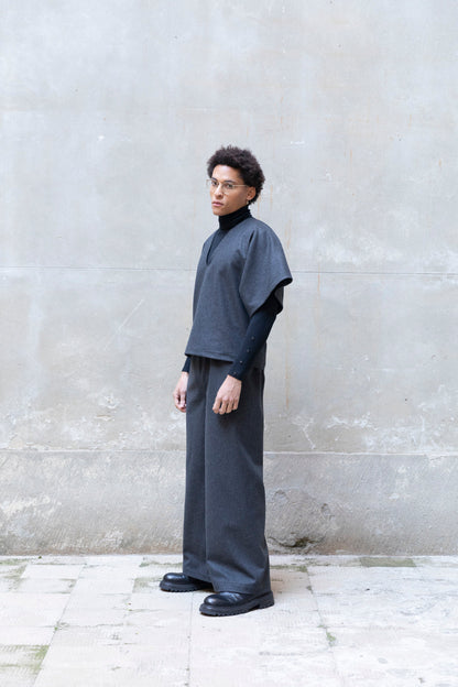 Wide-Leg Hose | Zero-Waste | Handgefertigt in Italien | ZEROBARRACENTO