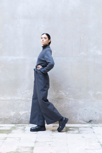 Wide-Leg Hose | Zero-Waste | Handgefertigt in Italien | ZEROBARRACENTO