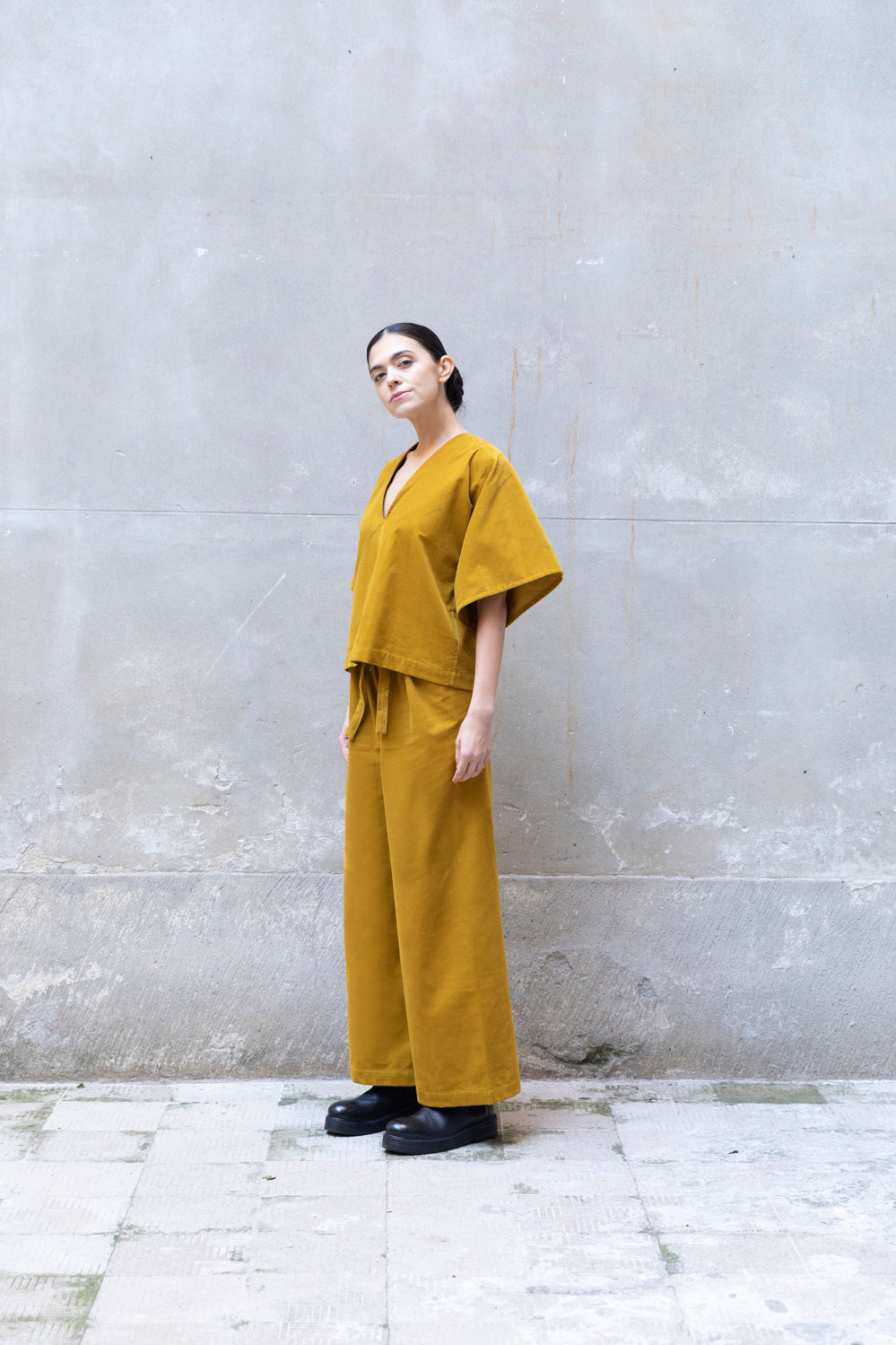 Wide-Leg Hose | Zero-Waste | Handgefertigt in Italien | ZEROBARRACENTO