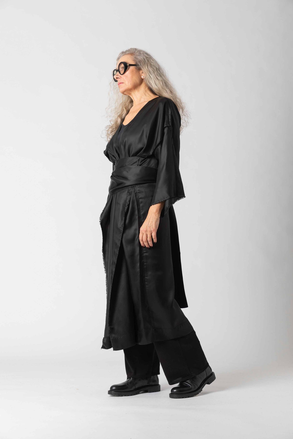 Juban Japanischer Kimono-Wickel | Nachthemd | Zero-Waste | ZEROBARRACENTO