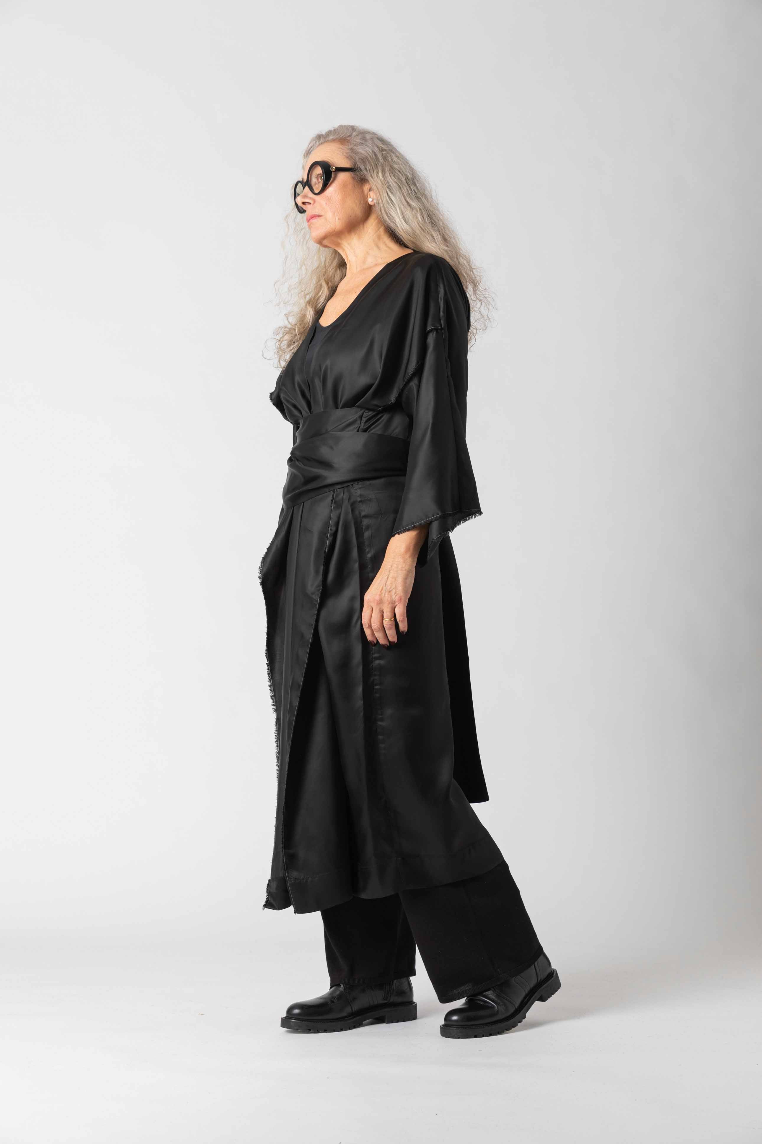 Juban Japanischer Kimono-Wickel | Nachthemd | Zero-Waste | ZEROBARRACENTO