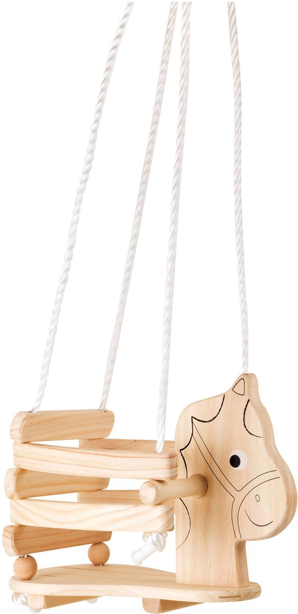 Small foot - wooden horse swing, 145cm