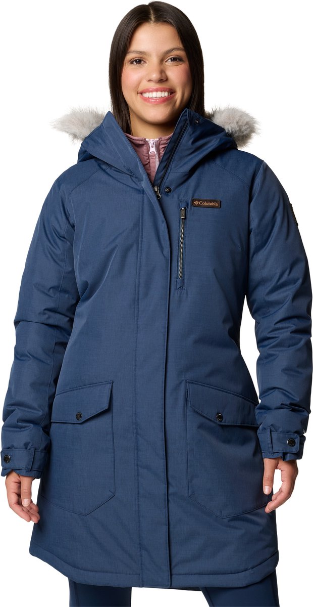 Columbia Suttle Mountain™ Long Insulated Jacket – Damen Winterjacke Navy Größe M