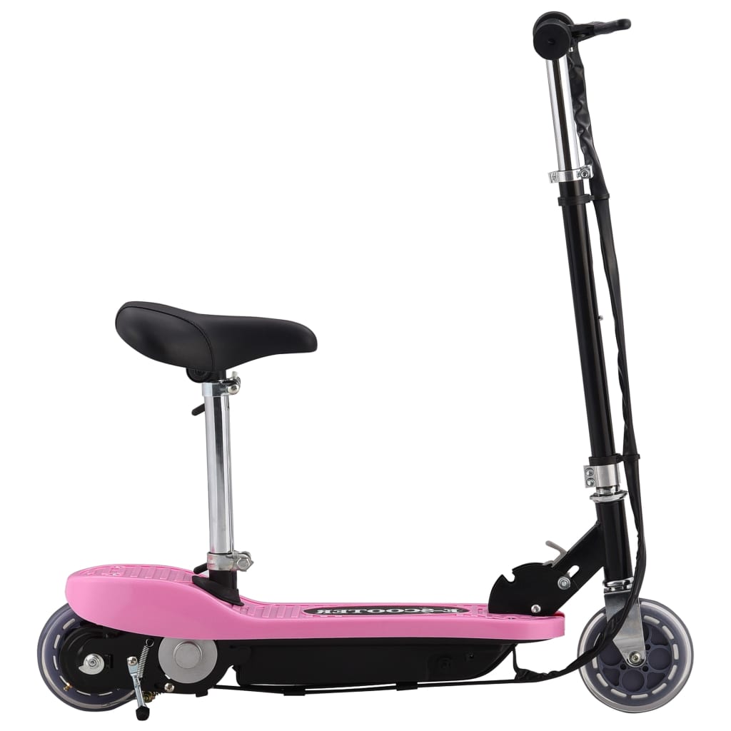 Kinder-Elektroroller mit Sitz 120W | Pink | Höhenverstellbar & klappbar