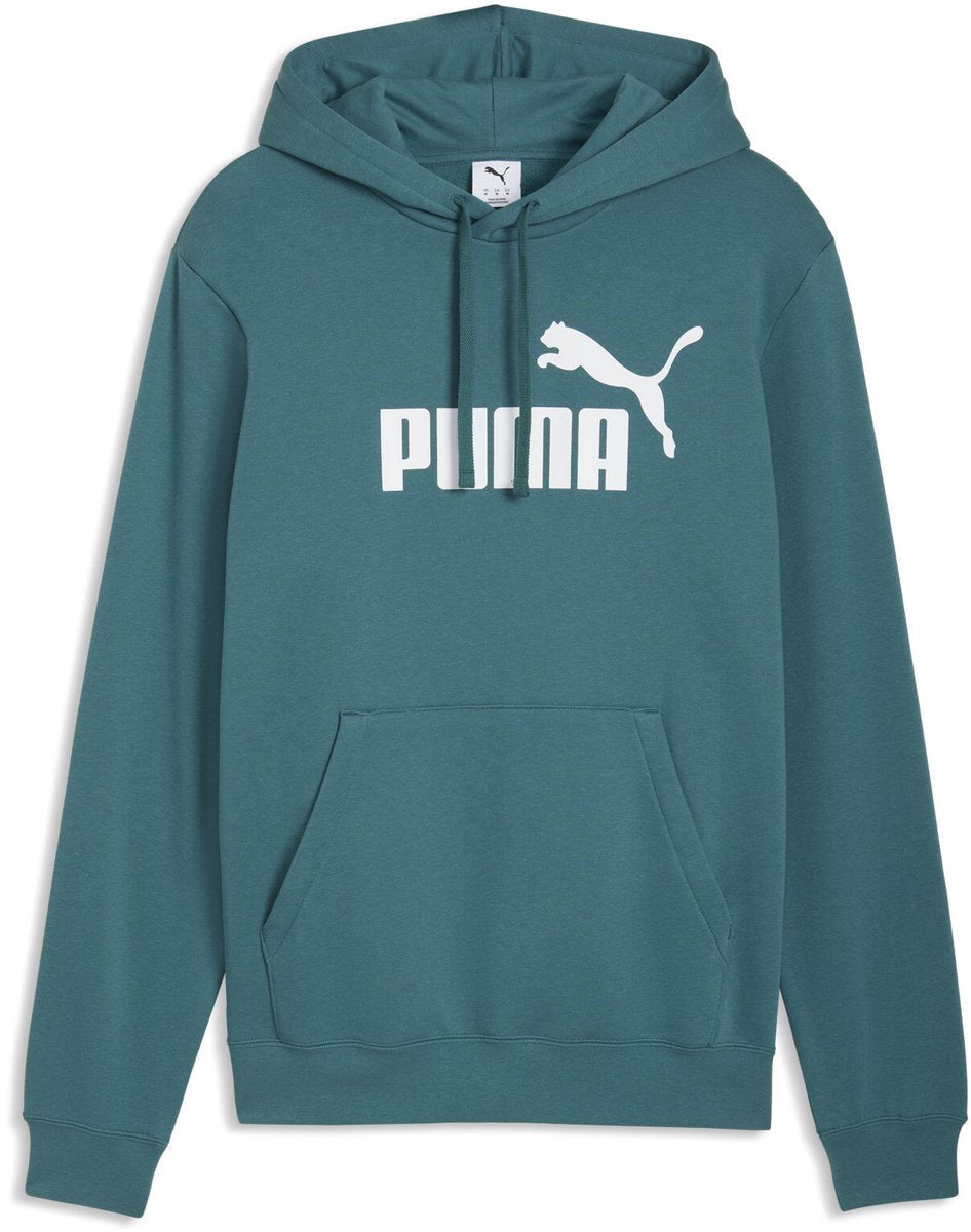 Puma ESS No. 1 Logo Hoodie Fleece – Unisex-Pullover in Emerald Ice | Größe S