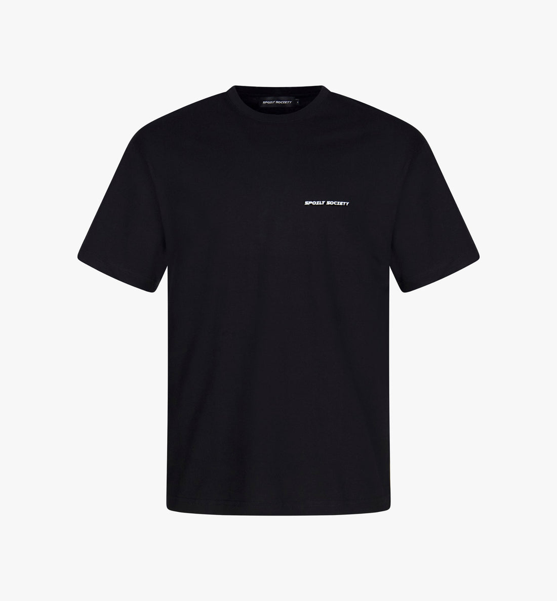 Spoilt Society Basic T-Shirt in Schwarz mit Logo