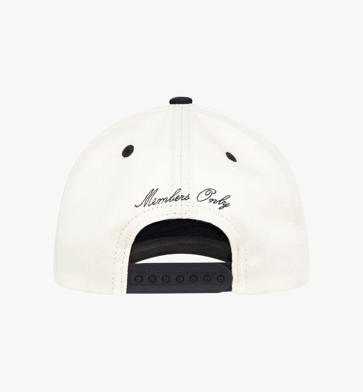 Spoilt Society Vision II Cap in Schwarz und Creme mit 3D-Stickerei