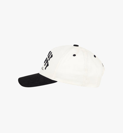 Spoilt Society Vision II Cap in Schwarz und Creme mit 3D-Stickerei