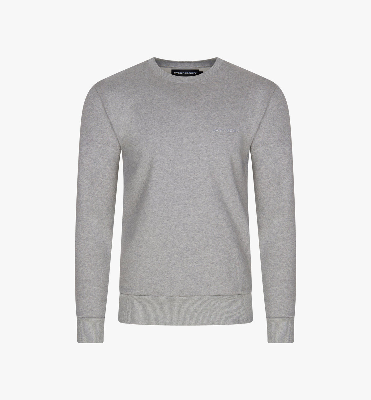 Spoilt Society Basic Grey Sweatshirt in Grau aus Baumwolle