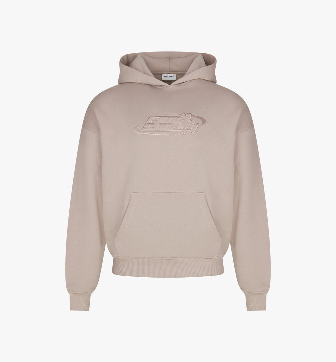 Spoilt Society Y2K Kapuzenpullover aus Baumwolle mit 3D-Logo