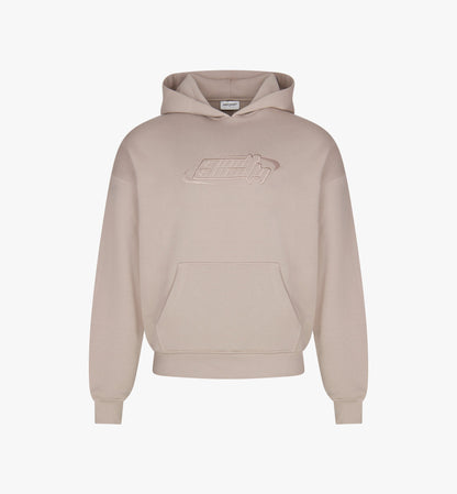Spoilt Society Y2K Kapuzenpullover aus Baumwolle mit 3D-Logo