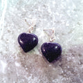 Blue Goldstone Ohrstecker mit Zirkonia – Herz-Design aus 925 Sterlingsilber | nlanlaVictory
