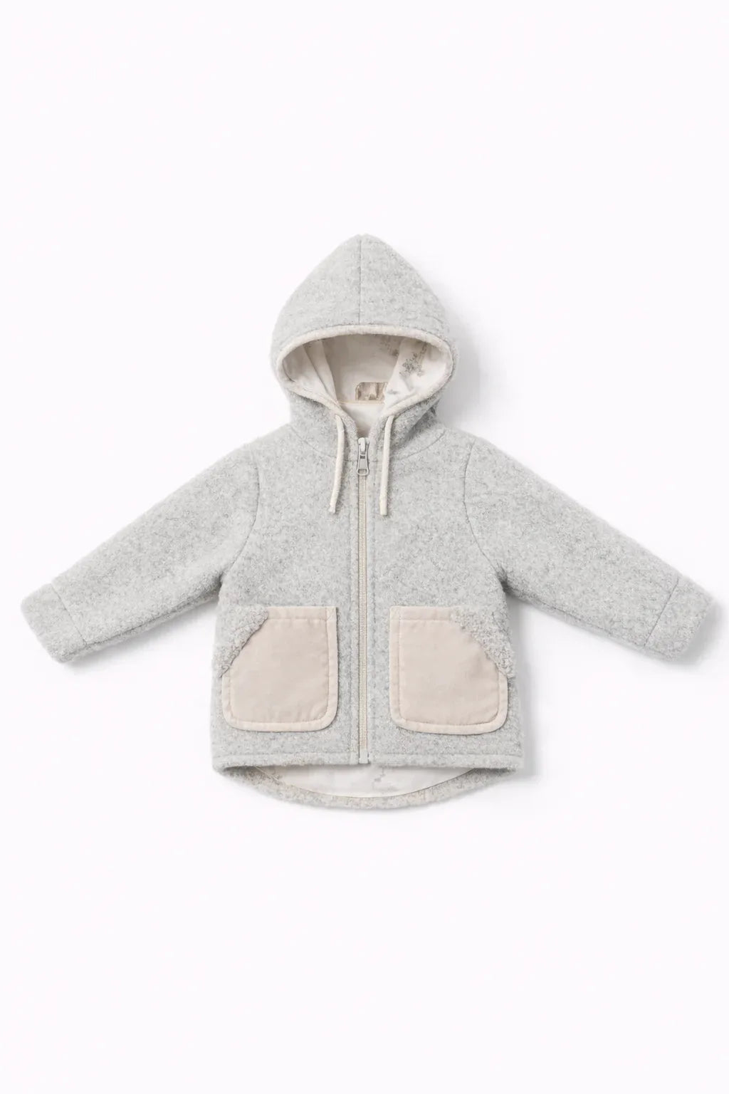 Kinder-Wolljacke aus Schurwolle – Grau | Baby & Kinder 6M–13J