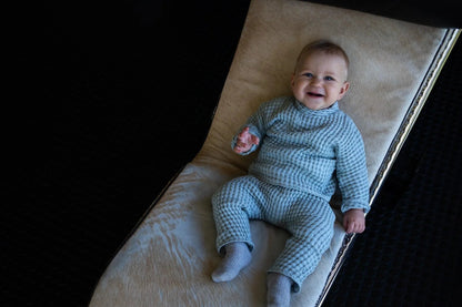 Leinen Baby- &amp; Kinderkleidungsset – Blau | MellowConceptStore