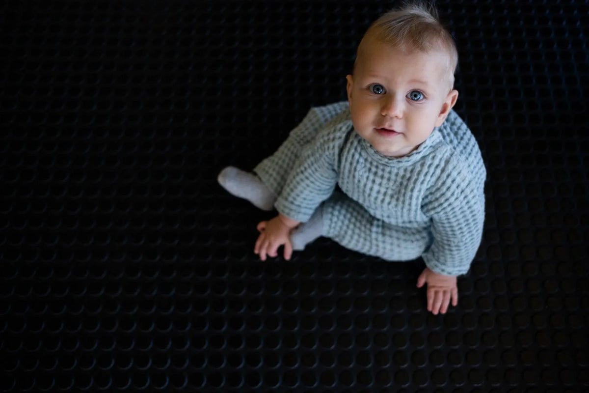 Leinen Baby- &amp; Kinderkleidungsset – Blau | MellowConceptStore
