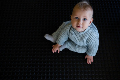 Leinen Baby- &amp; Kinderkleidungsset – Blau | MellowConceptStore