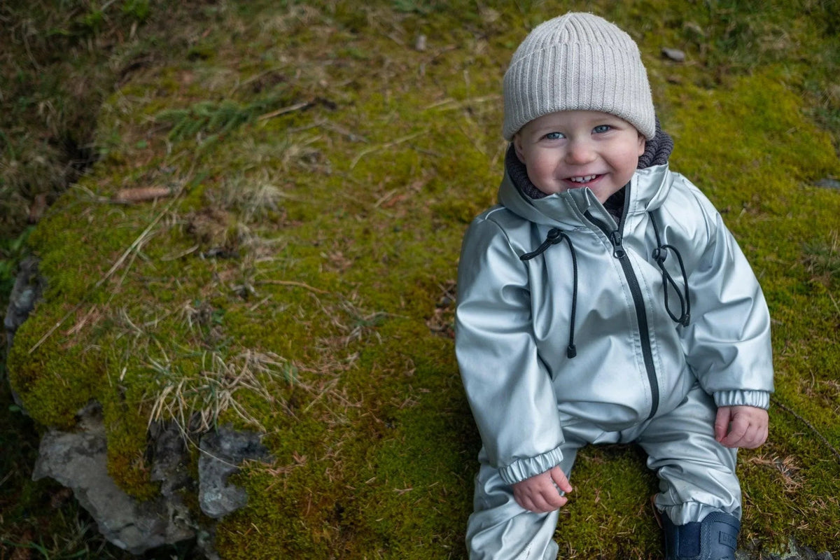 Wasserdichtes Baby- &amp; Kinderkleidungsset – Silber | Mellow Concept Store
