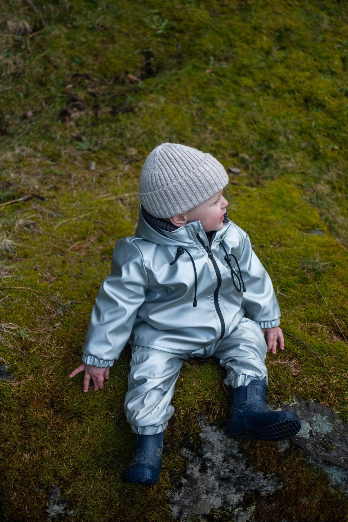 Wasserdichtes Baby- &amp; Kinderkleidungsset – Silber | Mellow Concept Store