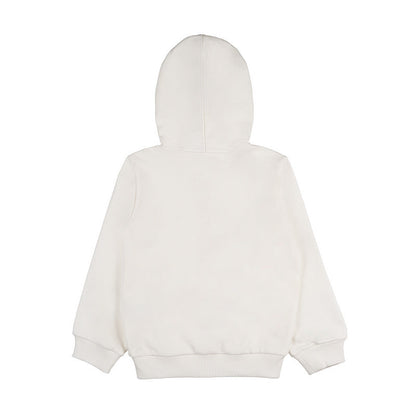 Kapuzenpullover Cremeweiß mit Zip – NANAN