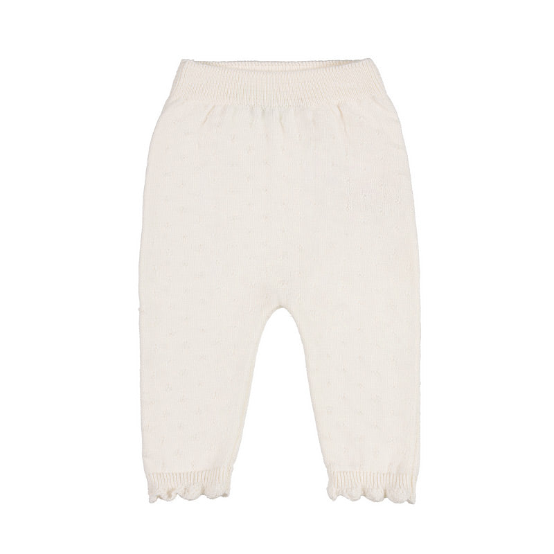 Baby Zweiteiler Off-White mit Blumenkragen | NANAN – Elegant & Komfortabel