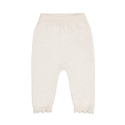 Baby Zweiteiler Off-White mit Blumenkragen | NANAN – Elegant &amp; Komfortabel