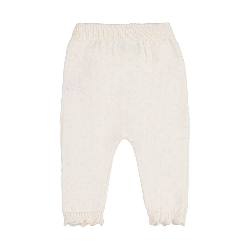 Baby Zweiteiler Off-White mit Blumenkragen | NANAN – Elegant & Komfortabel