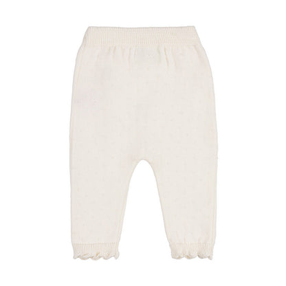 Baby Zweiteiler Off-White mit Blumenkragen | NANAN – Elegant &amp; Komfortabel
