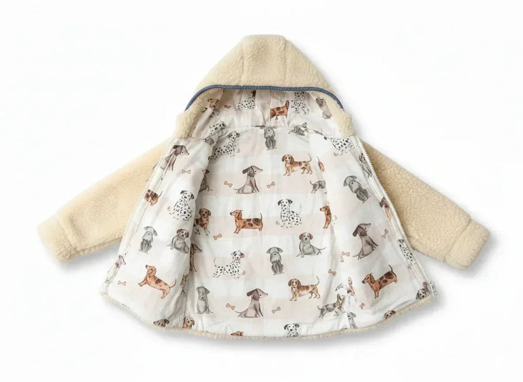 Kinder-Wolljacke aus Schurwolle – Blau | Baby & Kinder 6M–13J