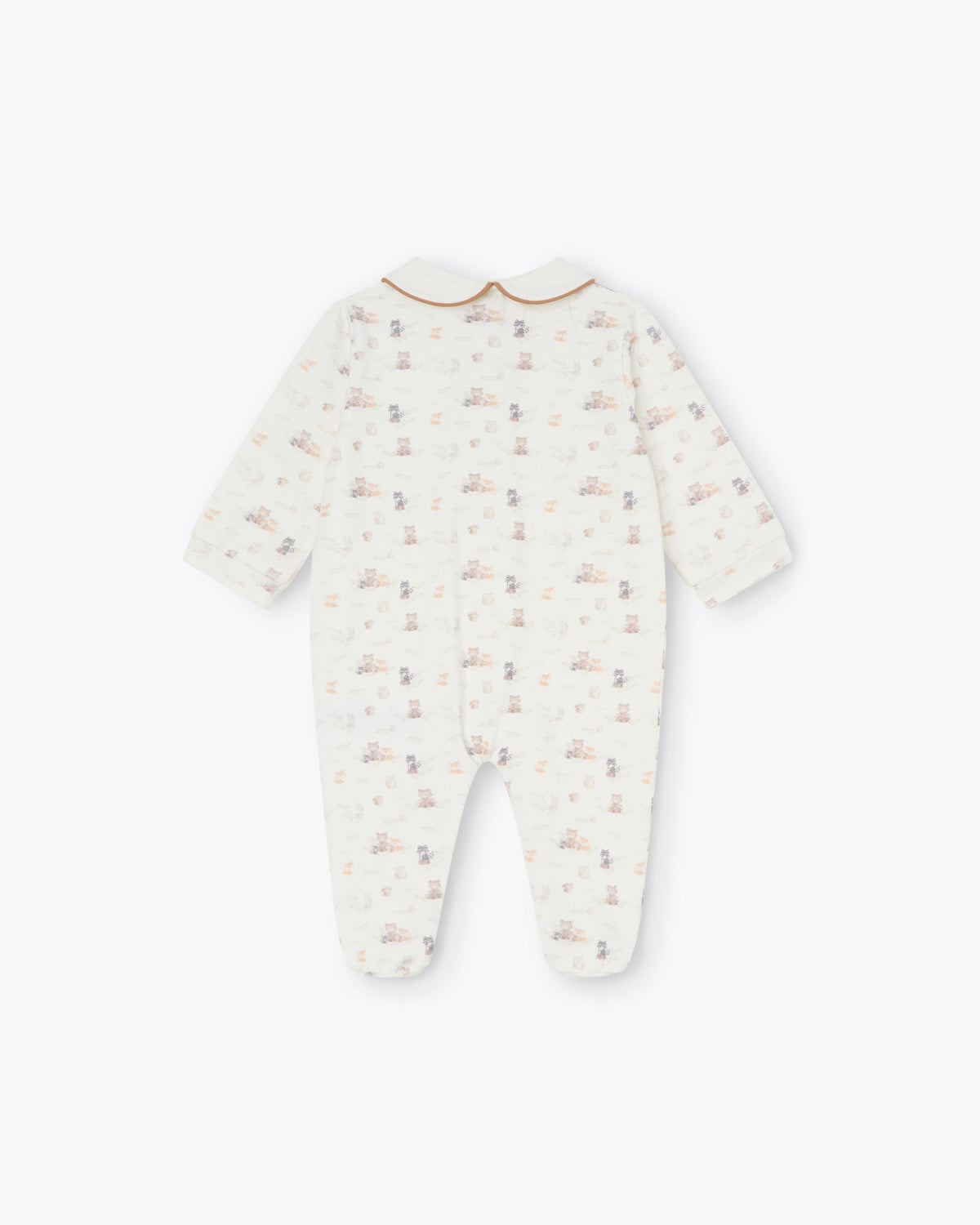 Baby Wickelstrampler Jersey Süßer Wald mit Waldtieren | NANAN – Verspielt &amp; Poetisch
