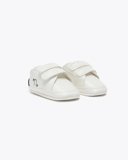 Baby Sneaker Weiß mit Klettverschluss | NANAN – Stylisch &amp; Bequem