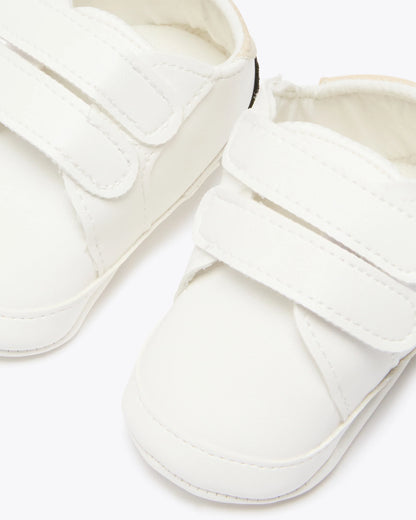Baby Sneaker Weiß mit Klettverschluss | NANAN – Stylisch &amp; Bequem